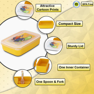 Ninja Regular Lunch Box, Pack of 2