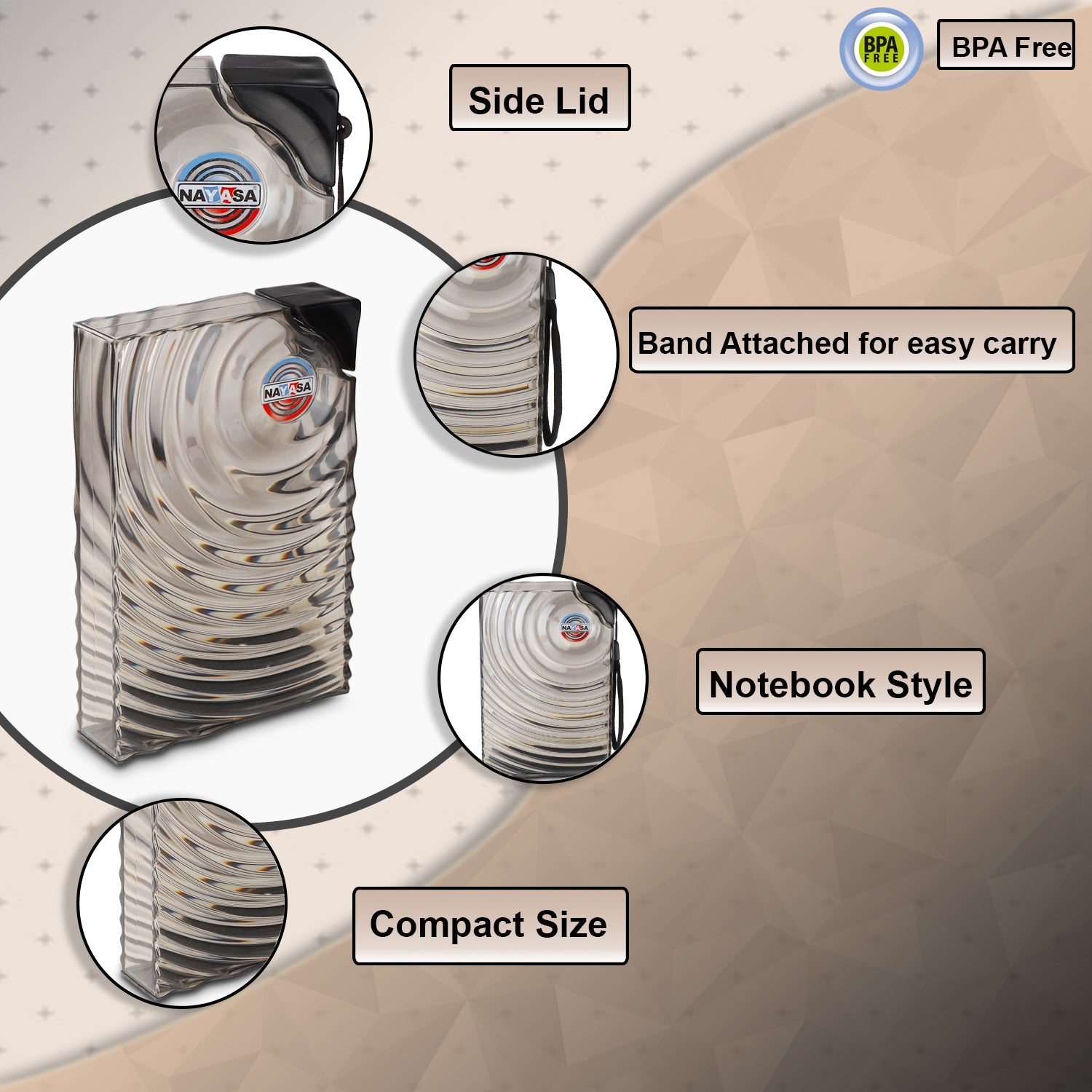 Notebook Alpha Bottle- 580 ML