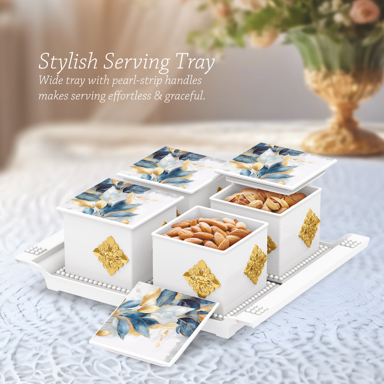 Pearl Dry Fruit Container Set of 4