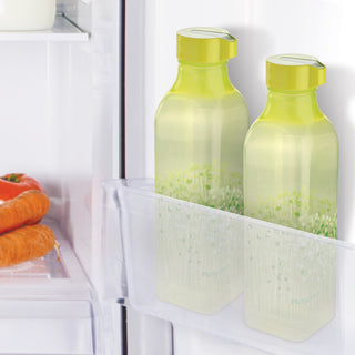 Deluxe Square Plastic Bottle, Set of 2, 1000 ml