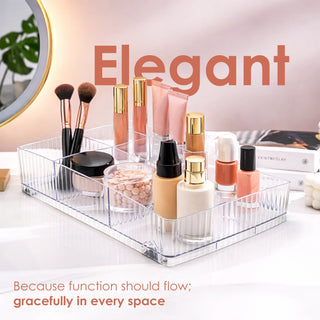 makeup organizer, Durable and Transparent Design