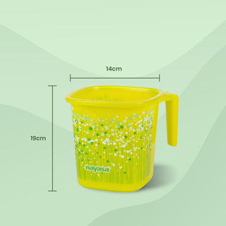 Funk 3 Pieces Bathroom Set - 18 ltr + 1.5 Mug + Stool